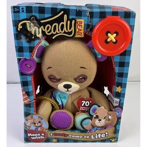 Thread Bear Magical Button Heart Interactive Plush‎ Toy 70 Expressions Reactions